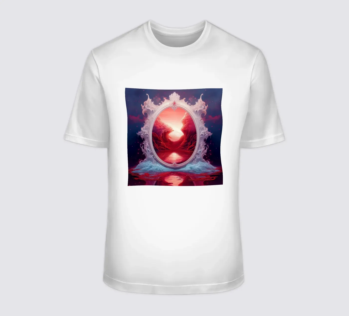 withe frame T-Shirt von kimmindmuse