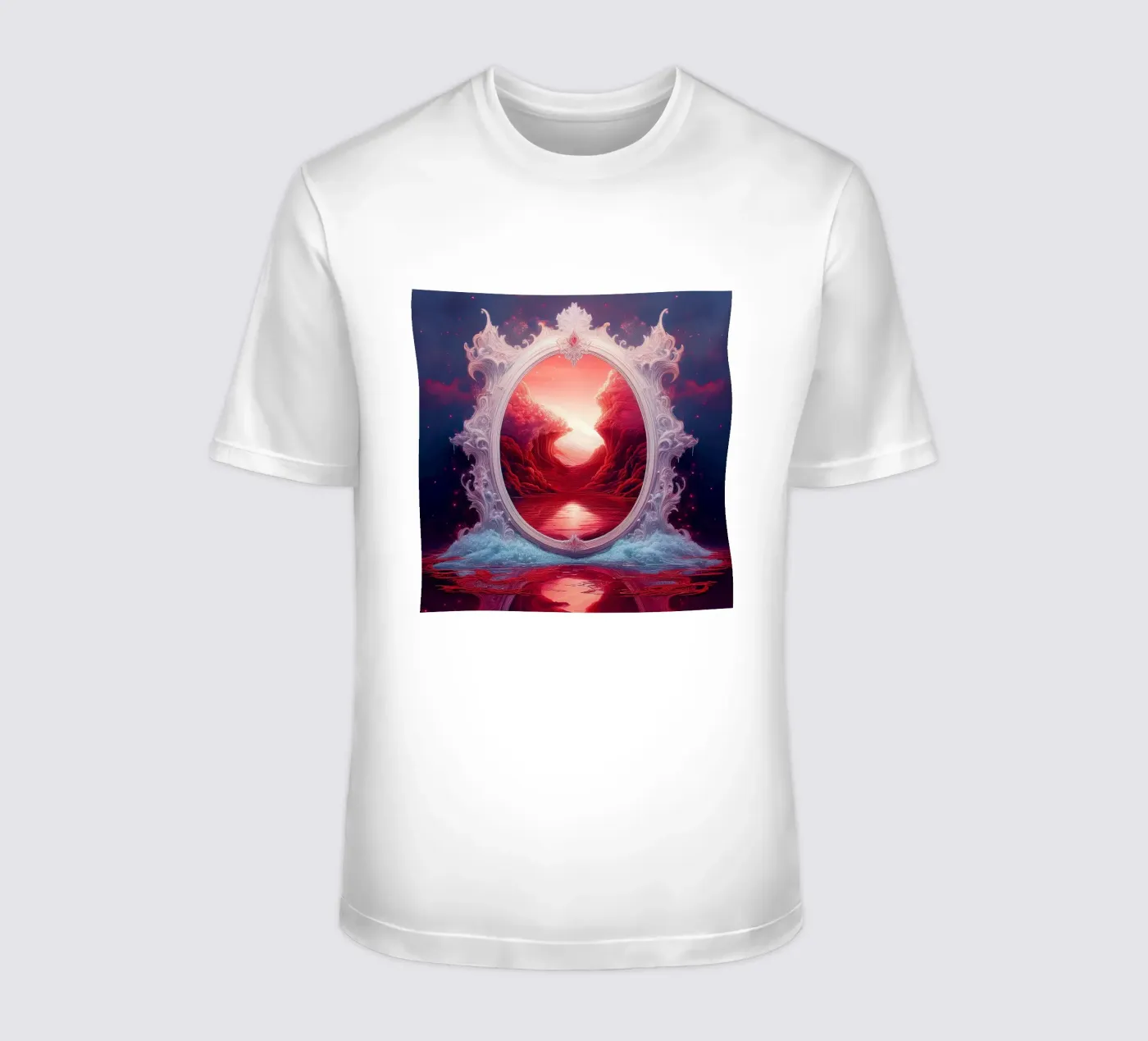 withe frame T-Shirt von kimmindmuse