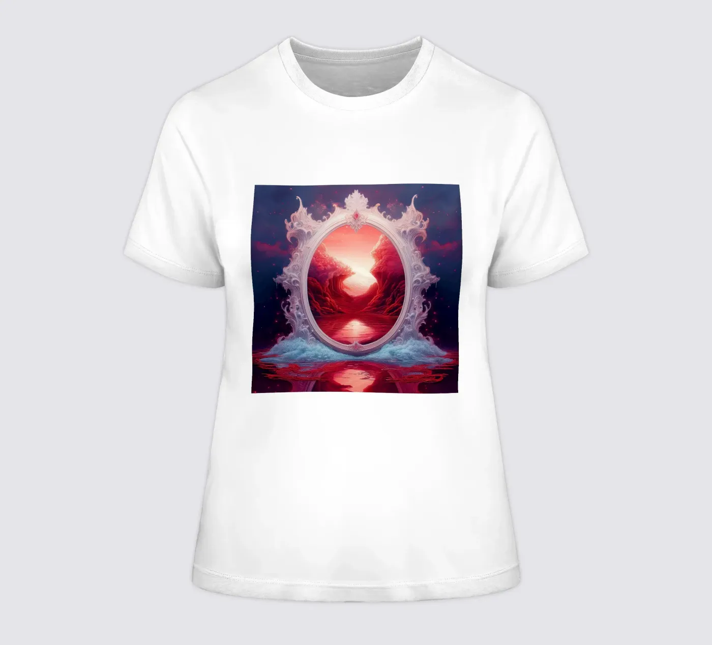 withe frame t-shirt da donna da kimmindmuse