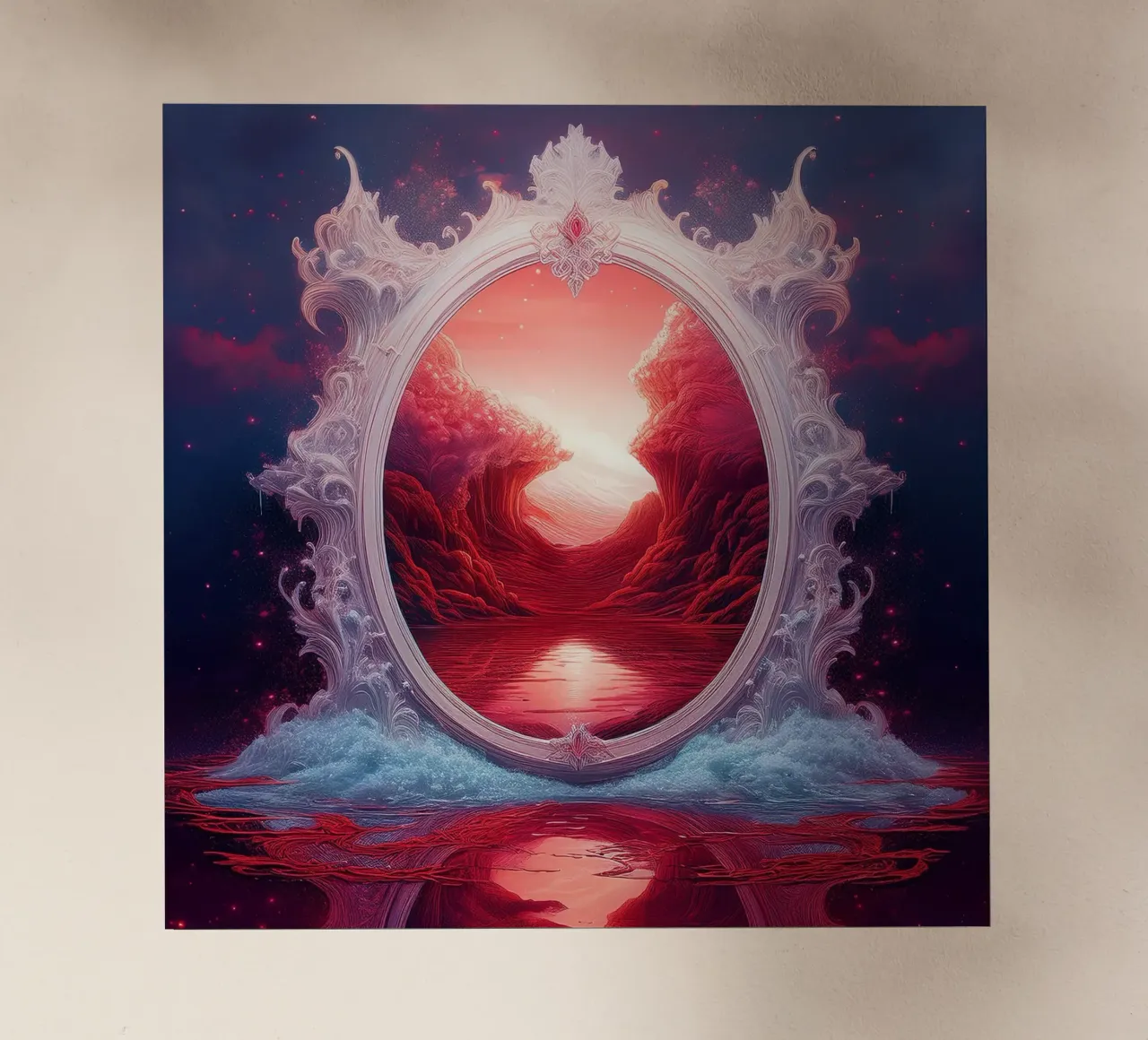 withe frame backlit film by kimmindmuse