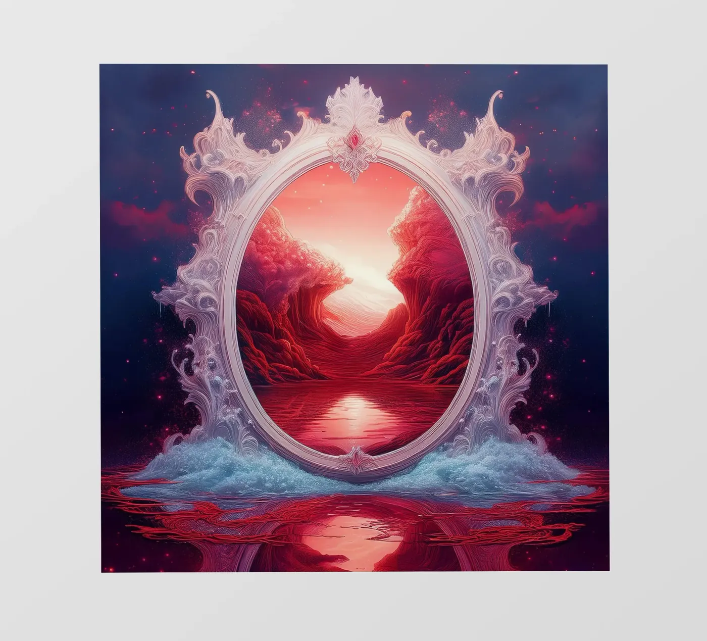 withe frame photo wallpaper by kimmindmuse