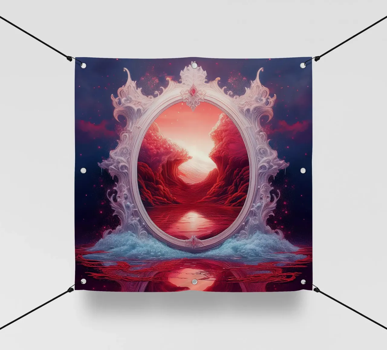 withe frame pvc cover by kimmindmuse