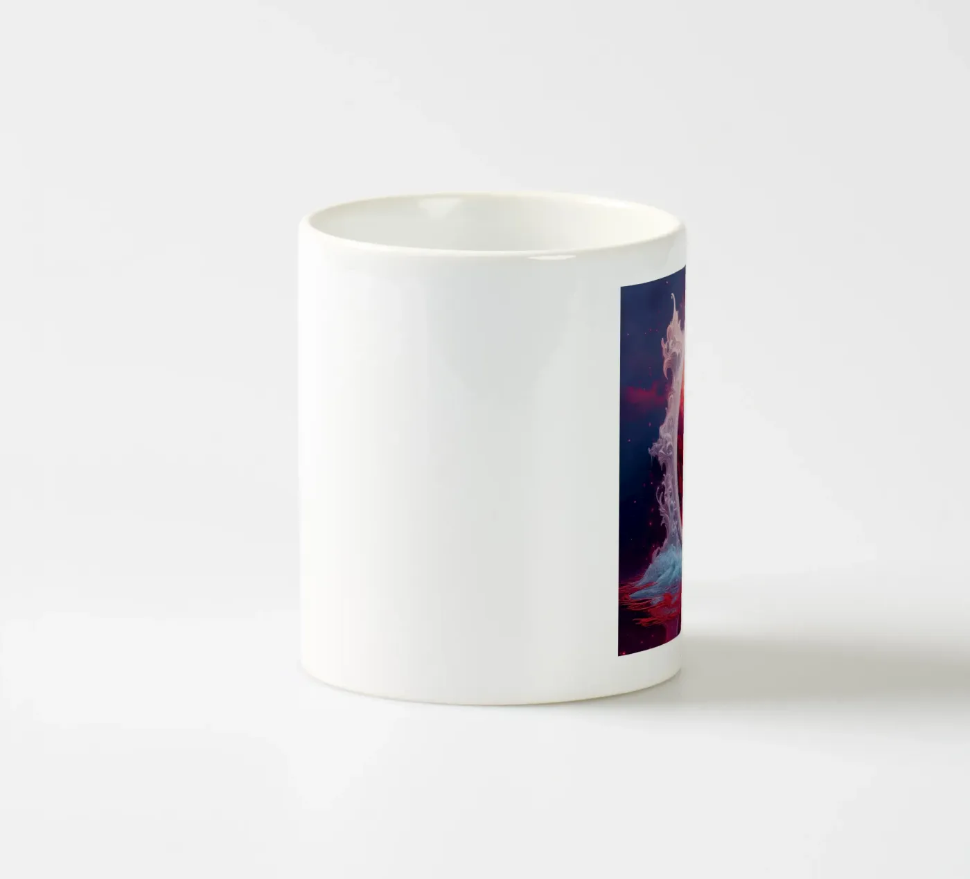 withe frame ceramic mug by kimmindmuse