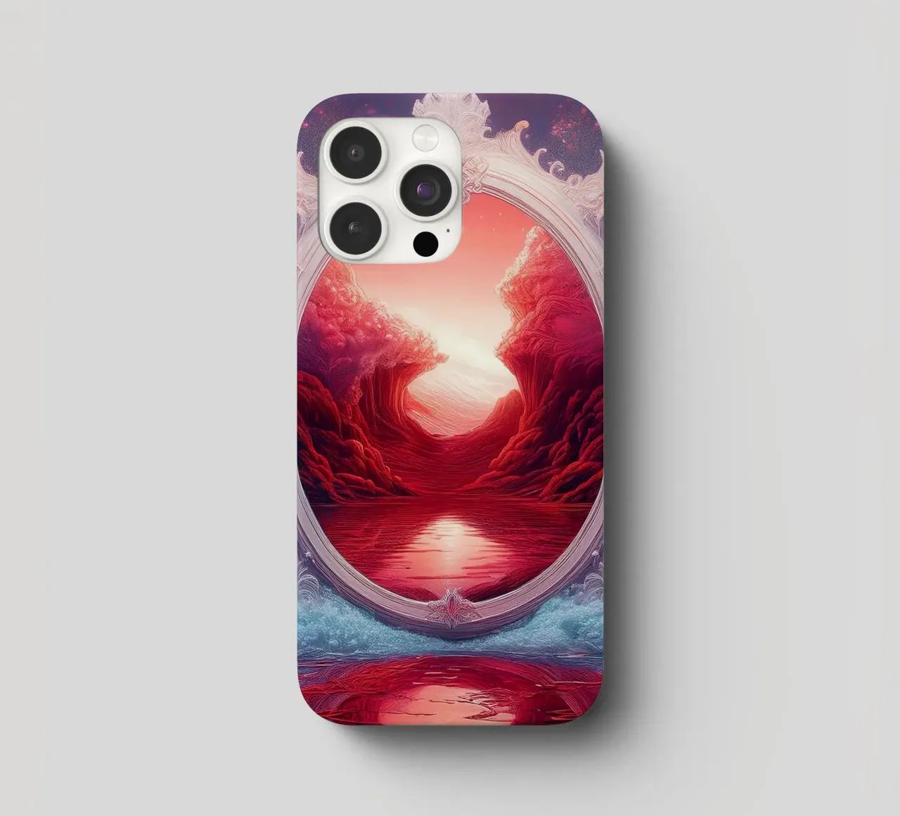 withe frame iphone case by kimmindmuse