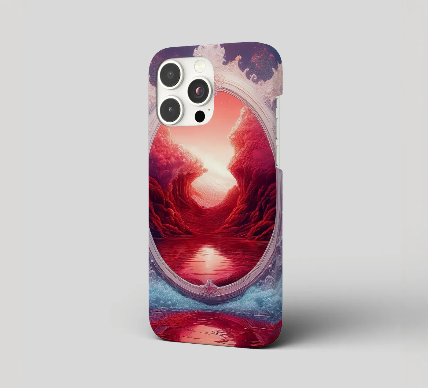 withe frame iPhone Hülle von kimmindmuse