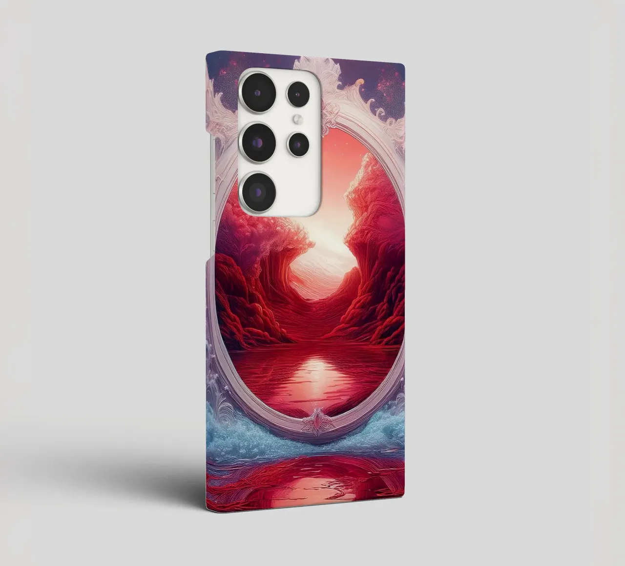 withe frame samsung phone case by kimmindmuse