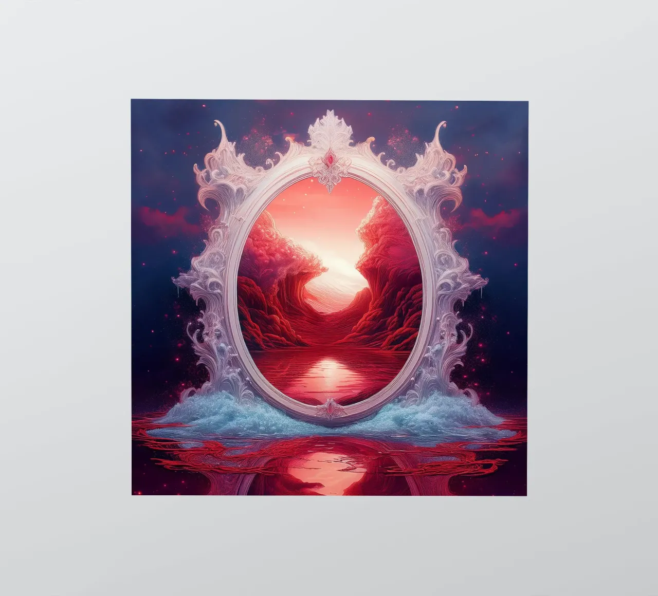 met het frame sticker van kimmindmuse