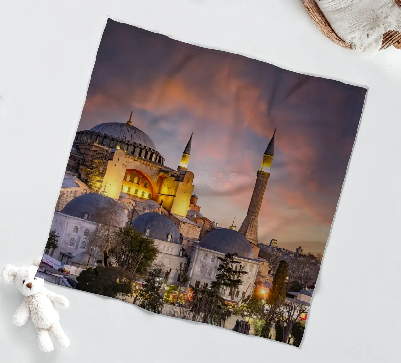 Hagia Sophia fleece blanket by Reisefotografie - Bilder aus aller Welt