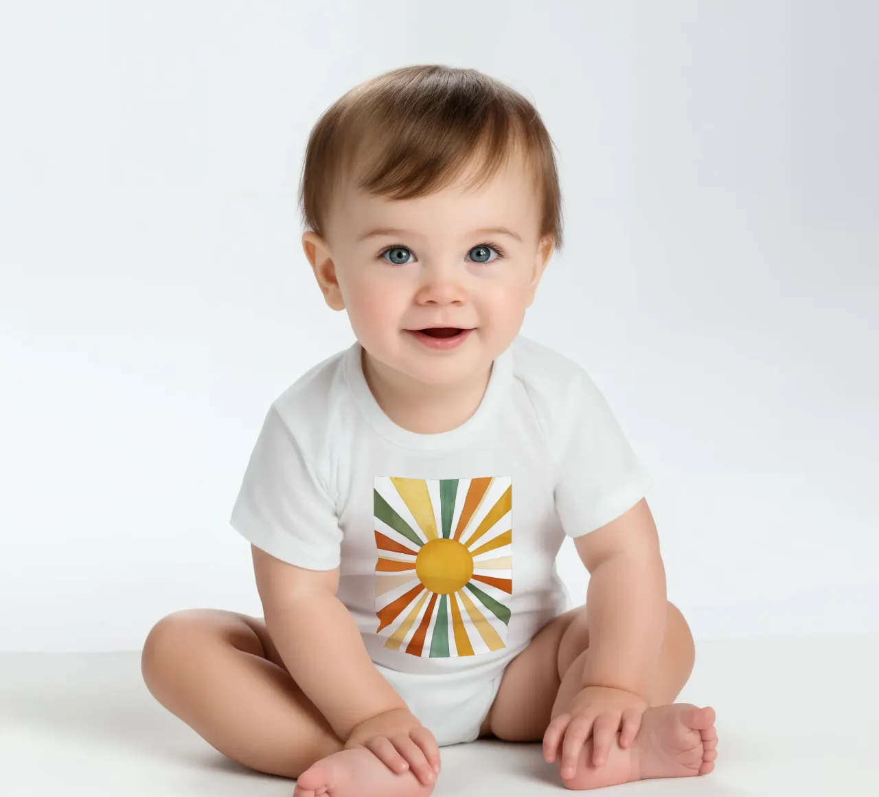 rayons du soleil body bébé de IamHomeStudio