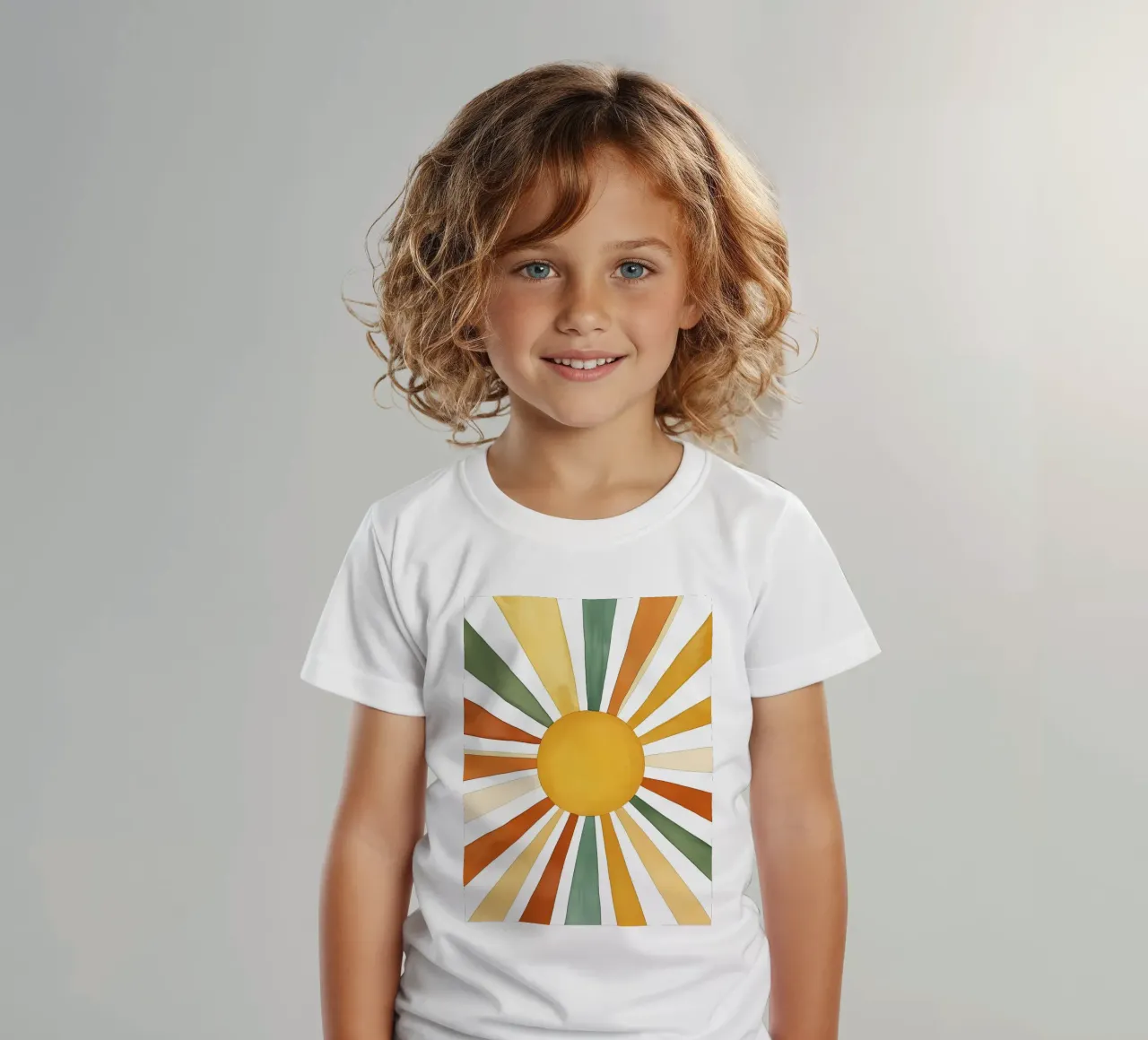 raggi solari t-shirt bambini da IamHomeStudio