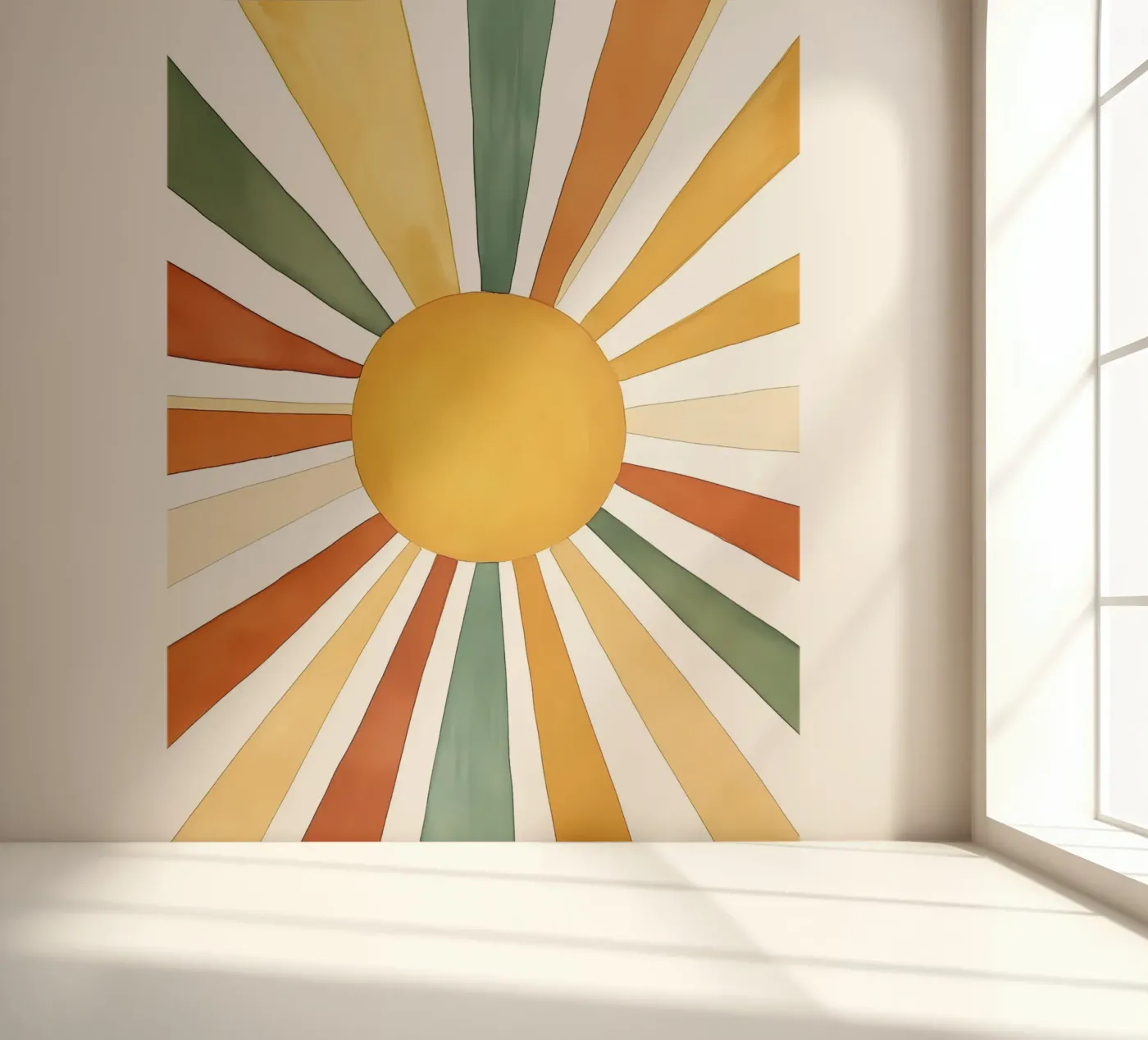 zonnestralen fotobehang van IamHomeStudio