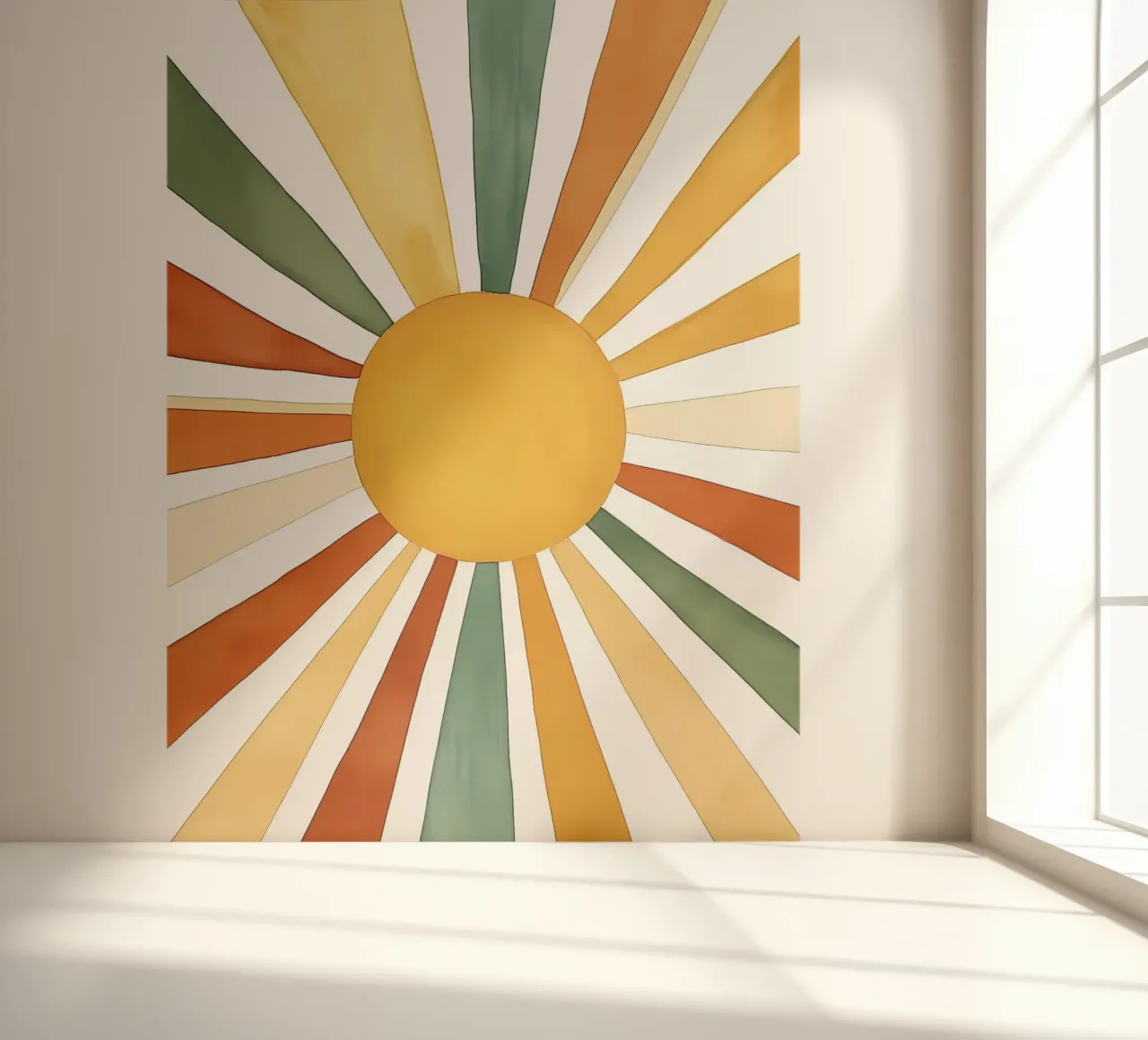 zonnestralen fotobehang van IamHomeStudio