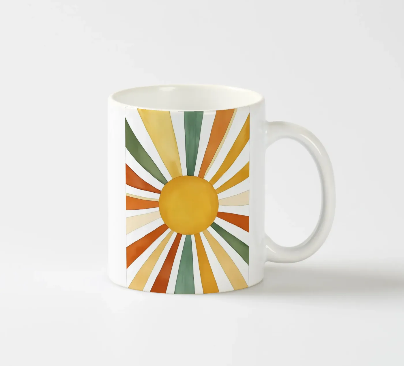 raggi solari tazza in ceramica da IamHomeStudio