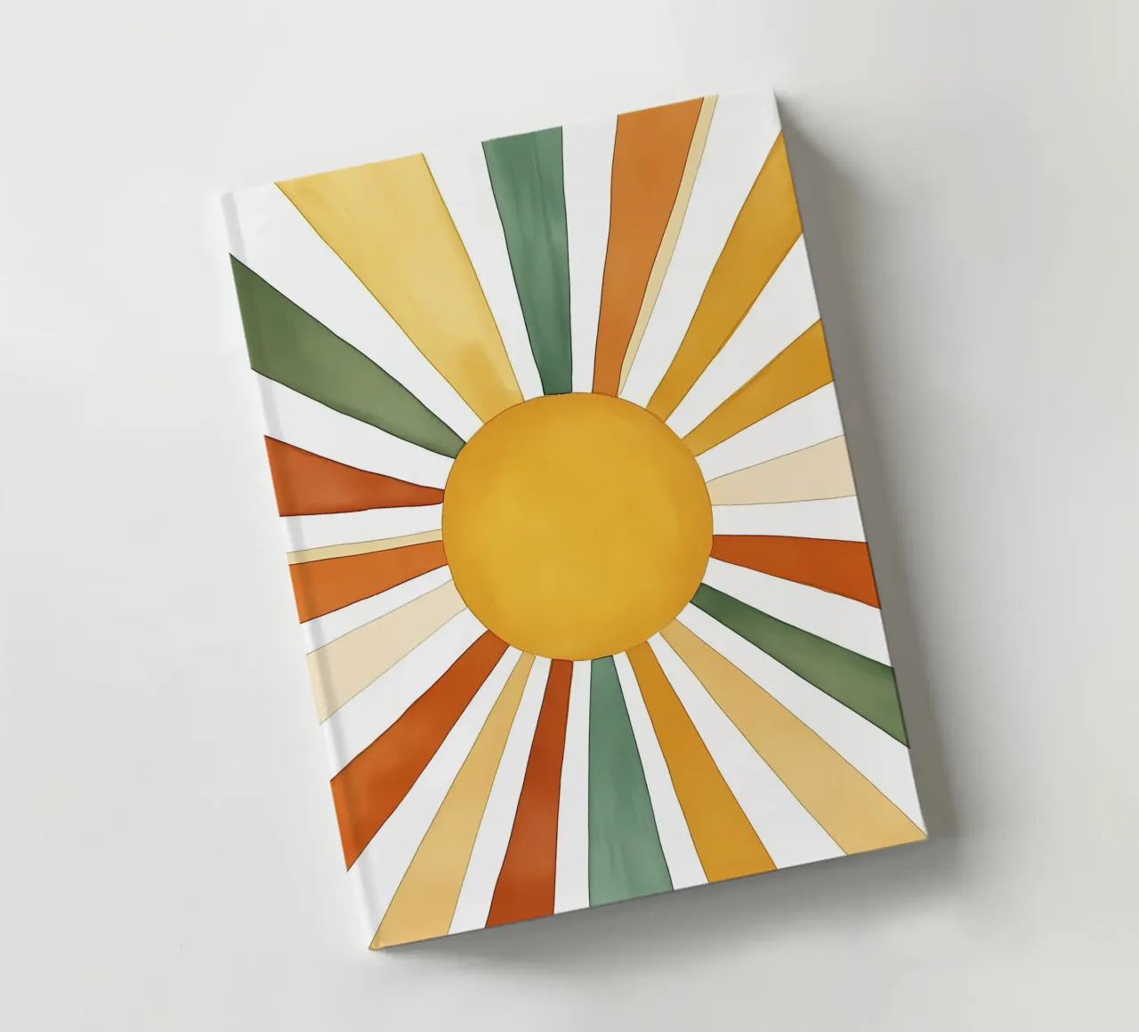 sun rays notebook by IamHomeStudio