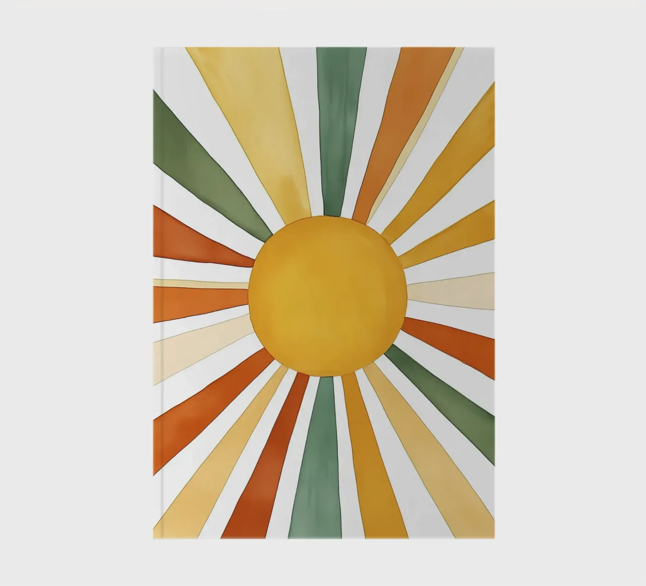 sun rays notebook by IamHomeStudio