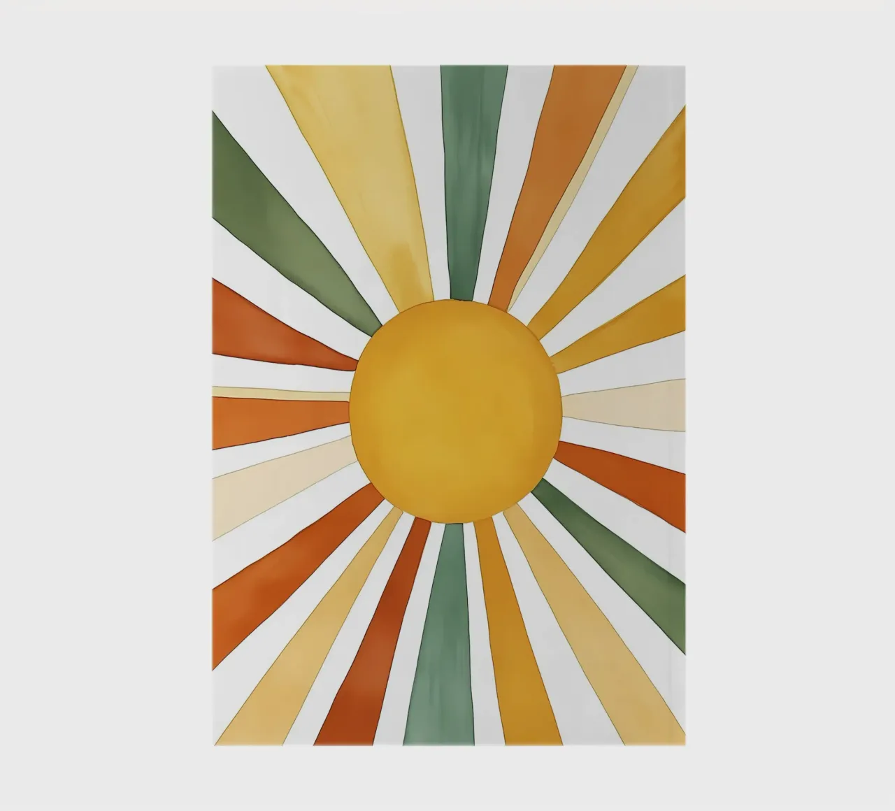 sun rays notebook by IamHomeStudio