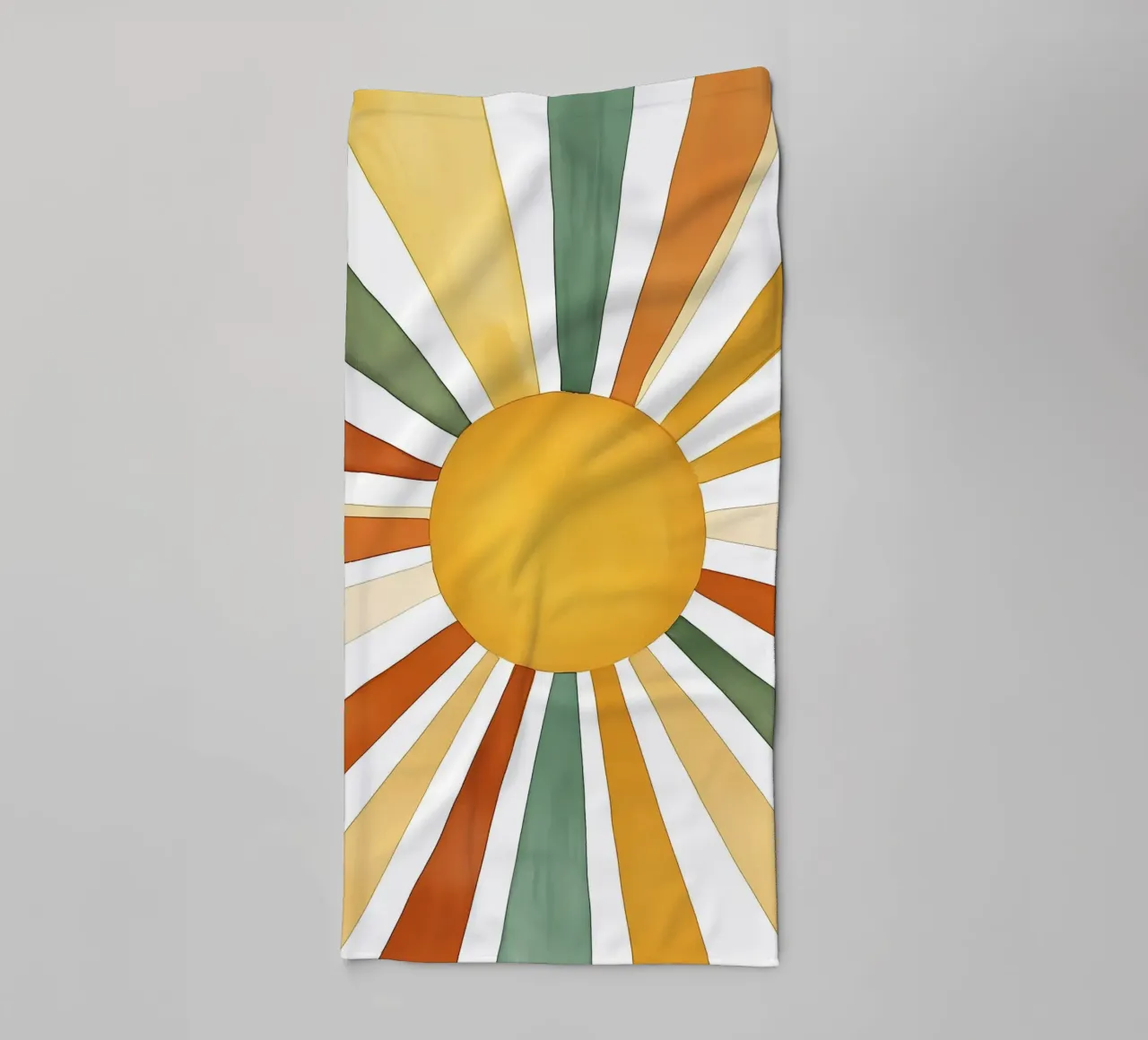 sun rays towel by IamHomeStudio