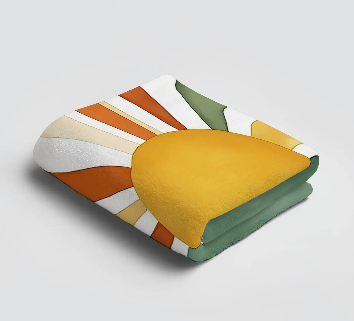 zonnestralen badhanddoek van IamHomeStudio