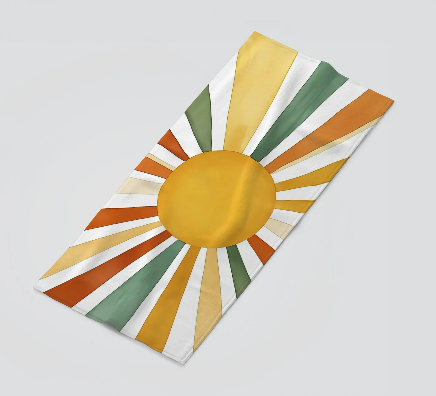 Sonnenstrahlen Strandtuch von IamHomeStudio