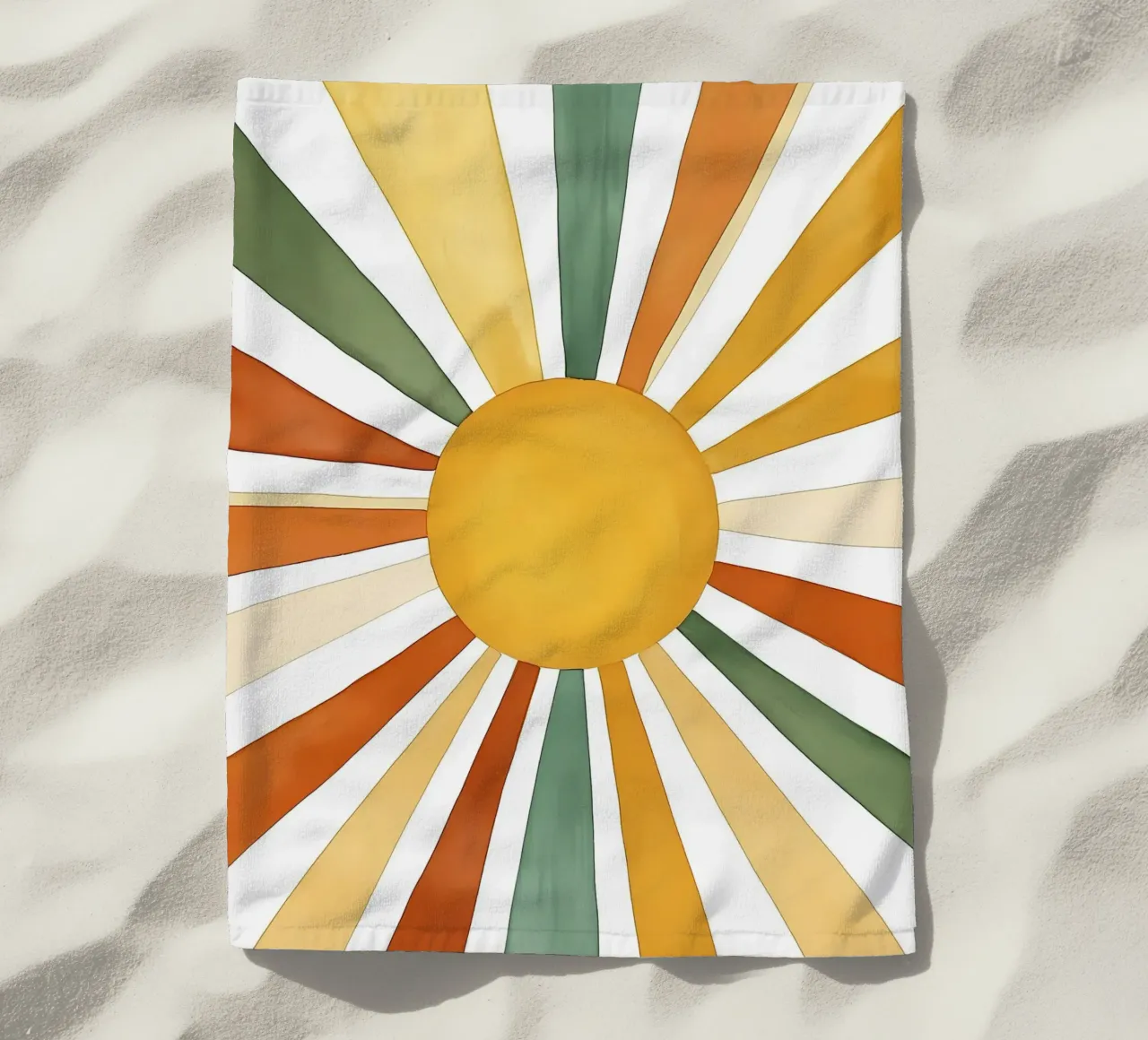 raggi solari telo mare da IamHomeStudio