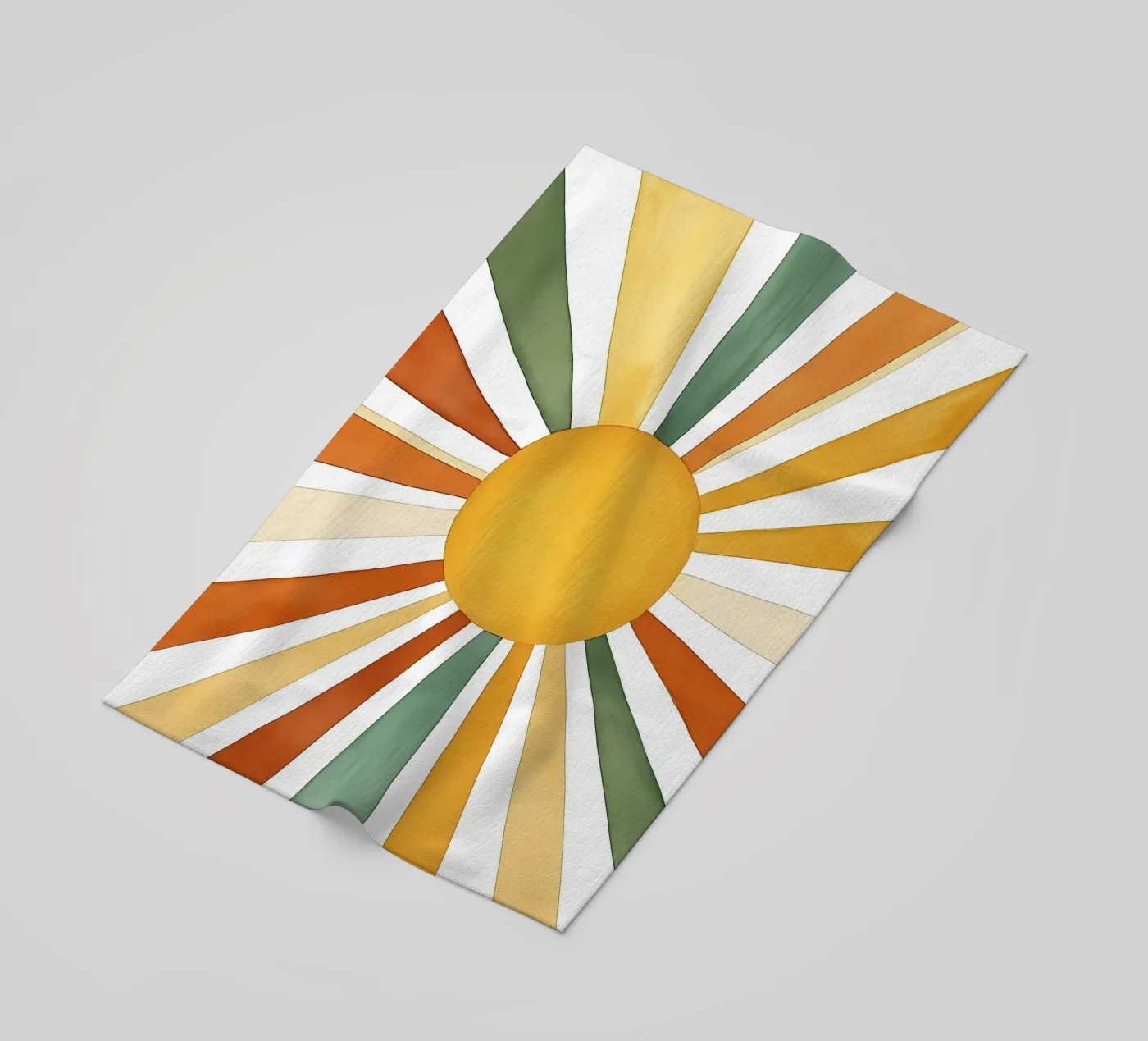 Sonnenstrahlen Strandtuch von IamHomeStudio