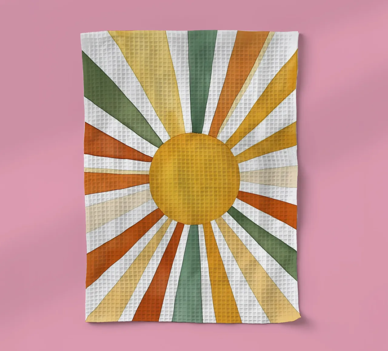 rayons du soleil torchon de IamHomeStudio