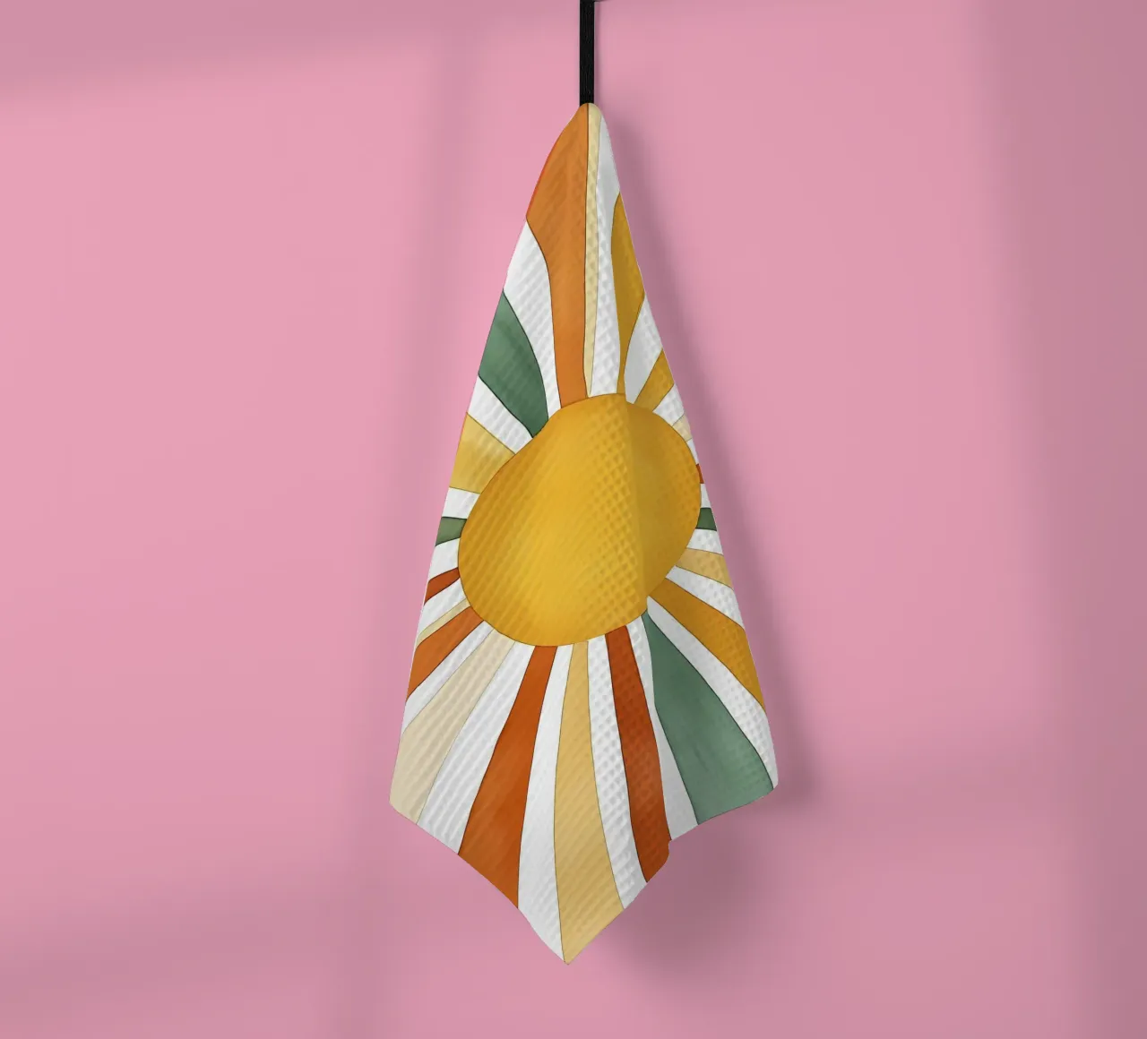 rayons du soleil torchon de IamHomeStudio