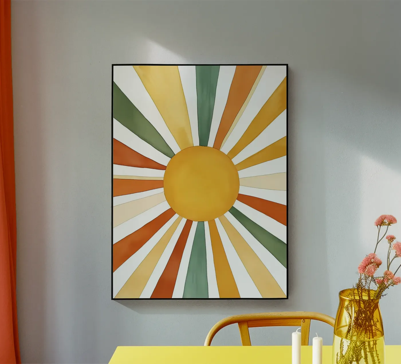 Sonnenstrahlen Acryl-Glas von IamHomeStudio