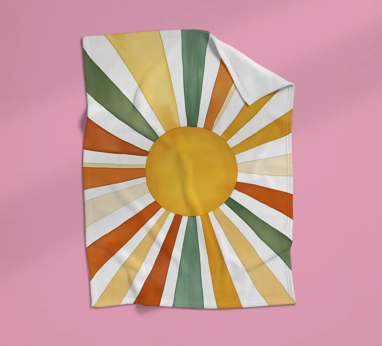 sun rays fleece blanket by IamHomeStudio