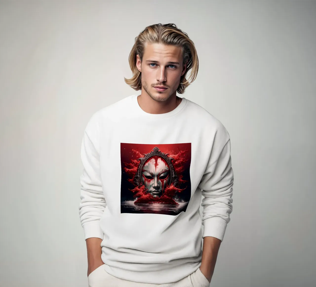 maschera giapponese felpa da kimmindmuse