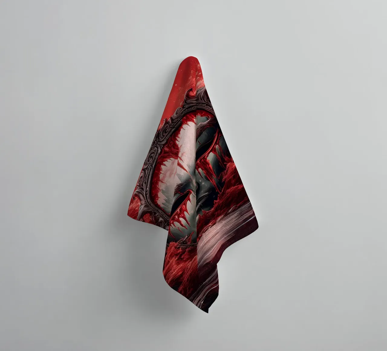 maschera giapponese asciugamano da bagno da kimmindmuse