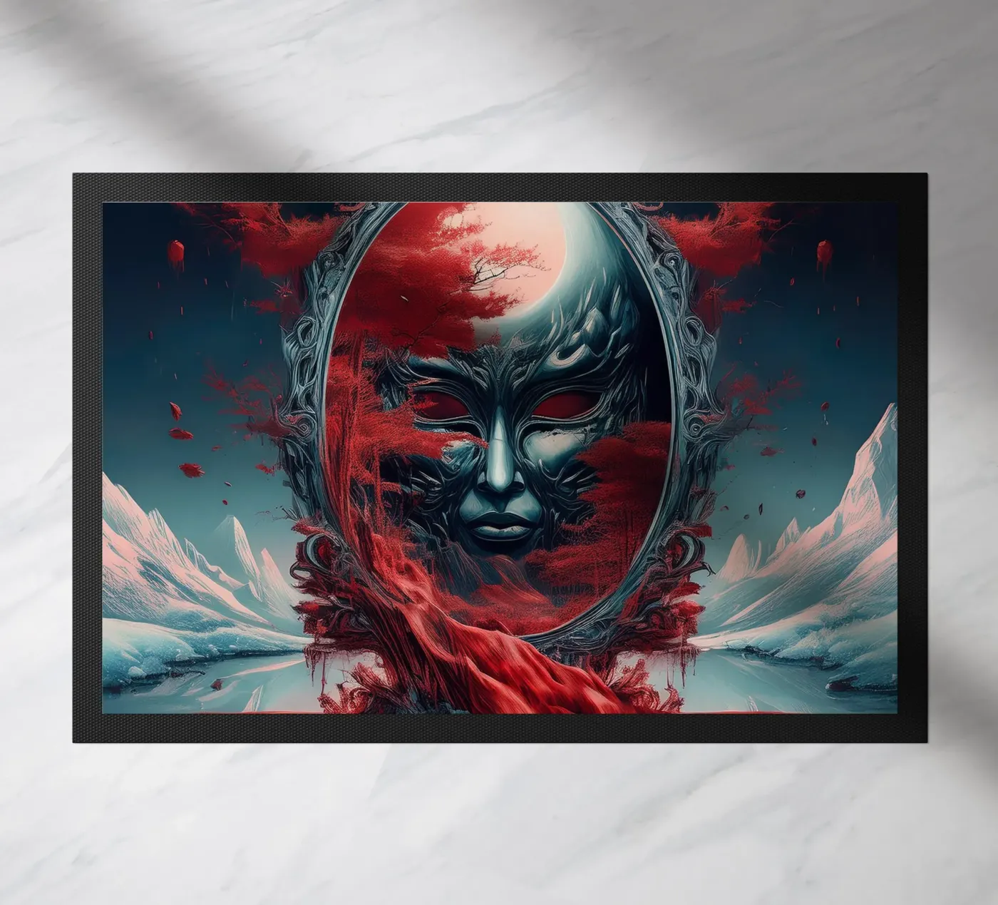 mask2 deurmat van kimmindmuse