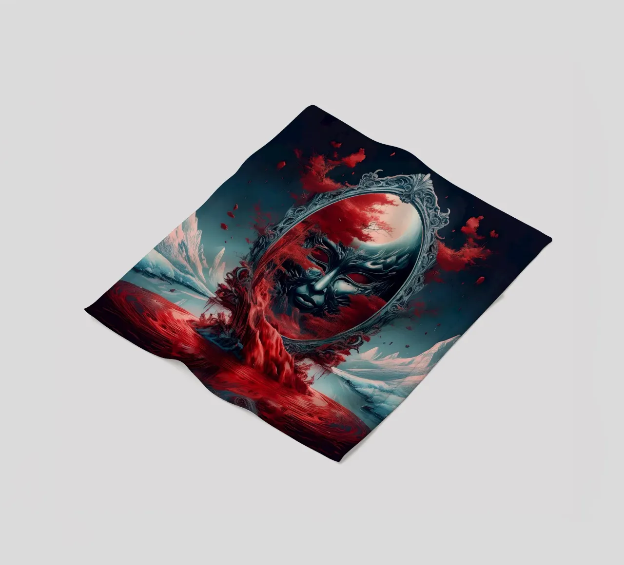 mask2 fleece blanket by kimmindmuse