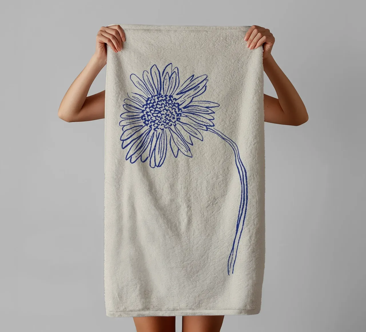 Harmonic Lines No 05 asciugamano da bagno da treechild