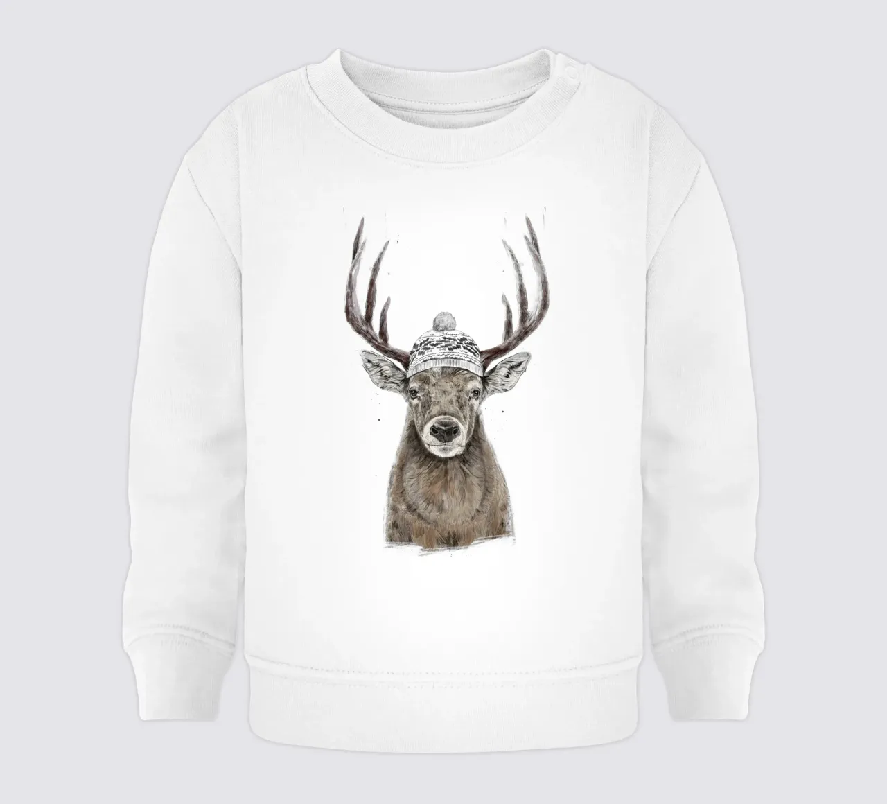 Let's Go Outside baby sweatshirt by Balazs Solti