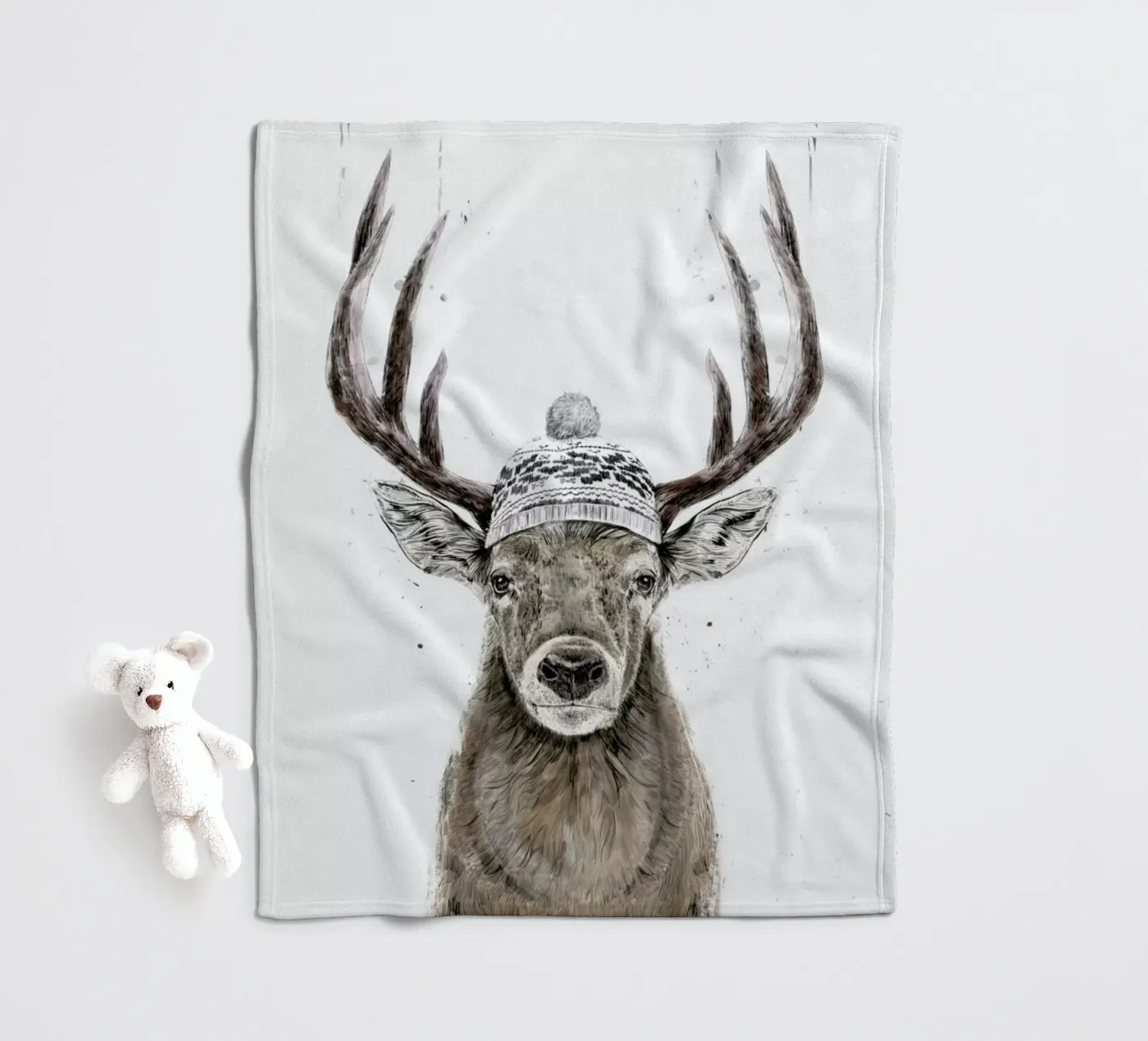 Let's Go Outside fleecedeken van Balazs Solti