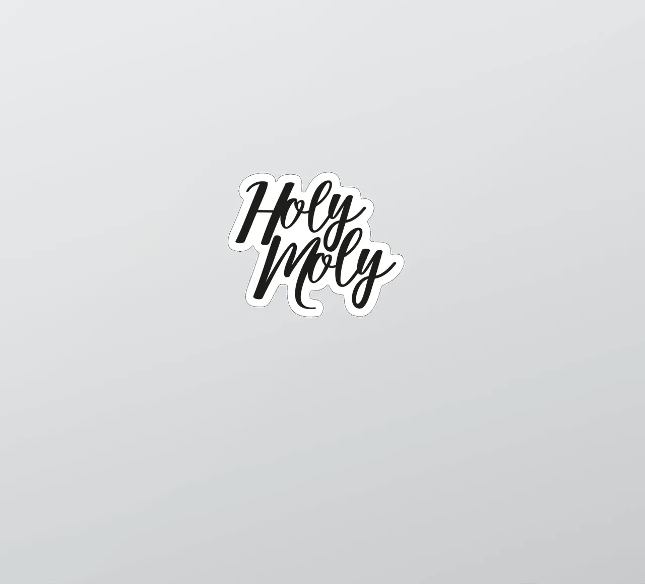 Holy Moly Sticker von Flo Klein