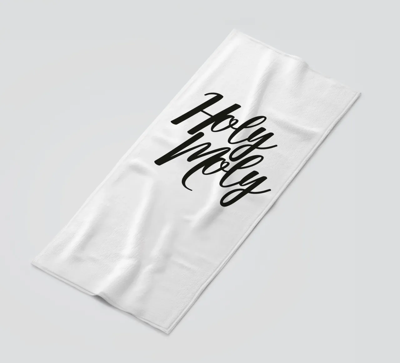 Holy Moly beach towel by Flo Klein