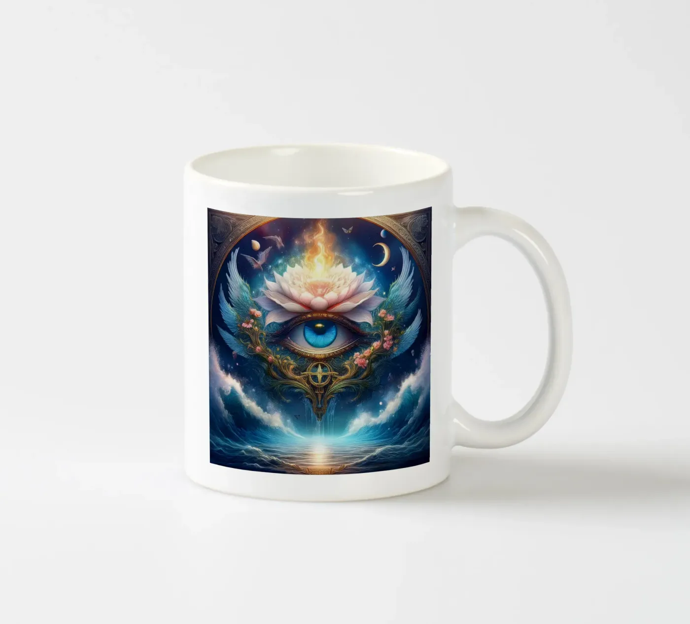 eye ceramic mug by kimmindmuse