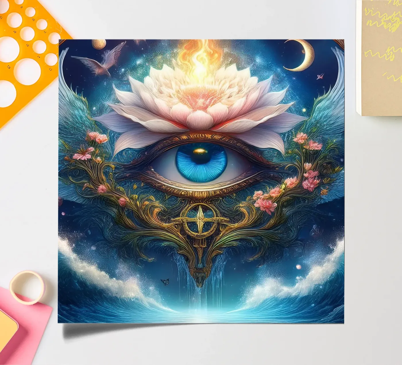 eye sticker sheet by kimmindmuse
