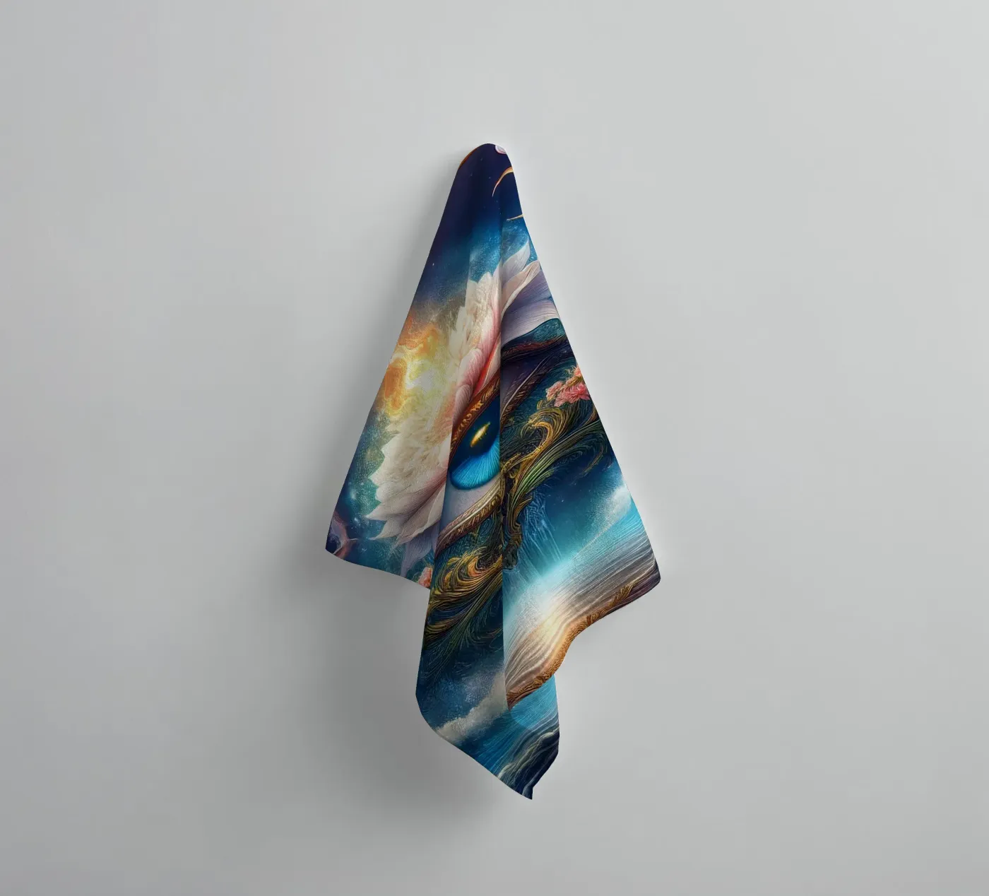 eye towel by kimmindmuse