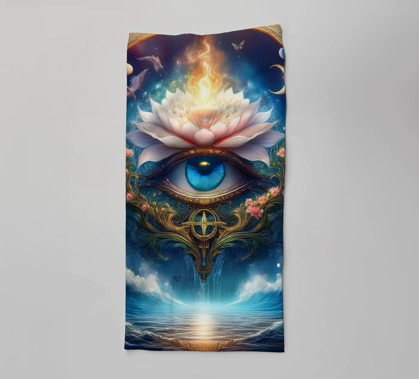 eye towel by kimmindmuse