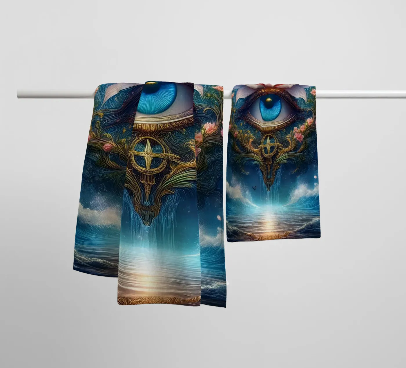 eye towel by kimmindmuse