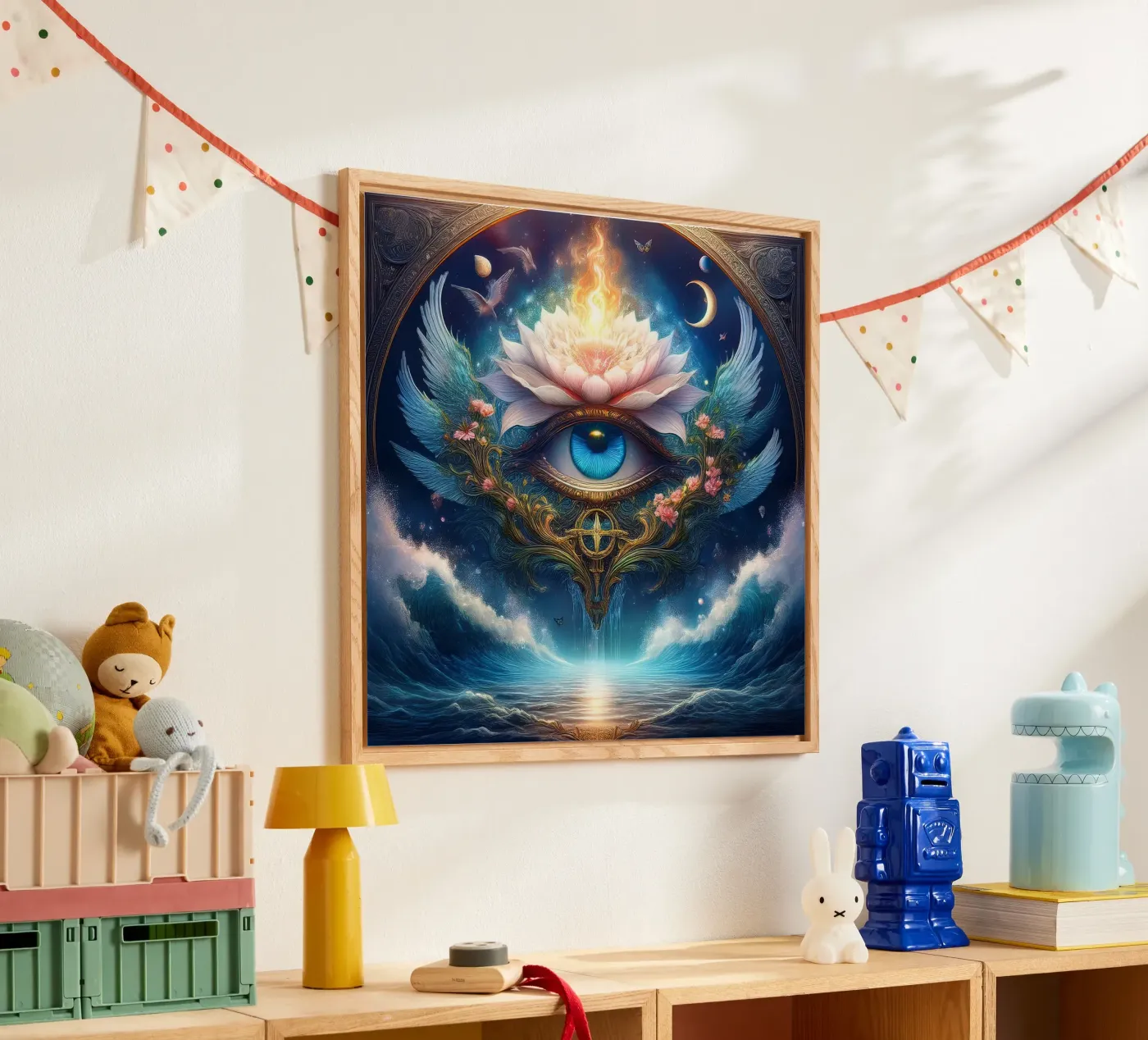oog acryl van kimmindmuse