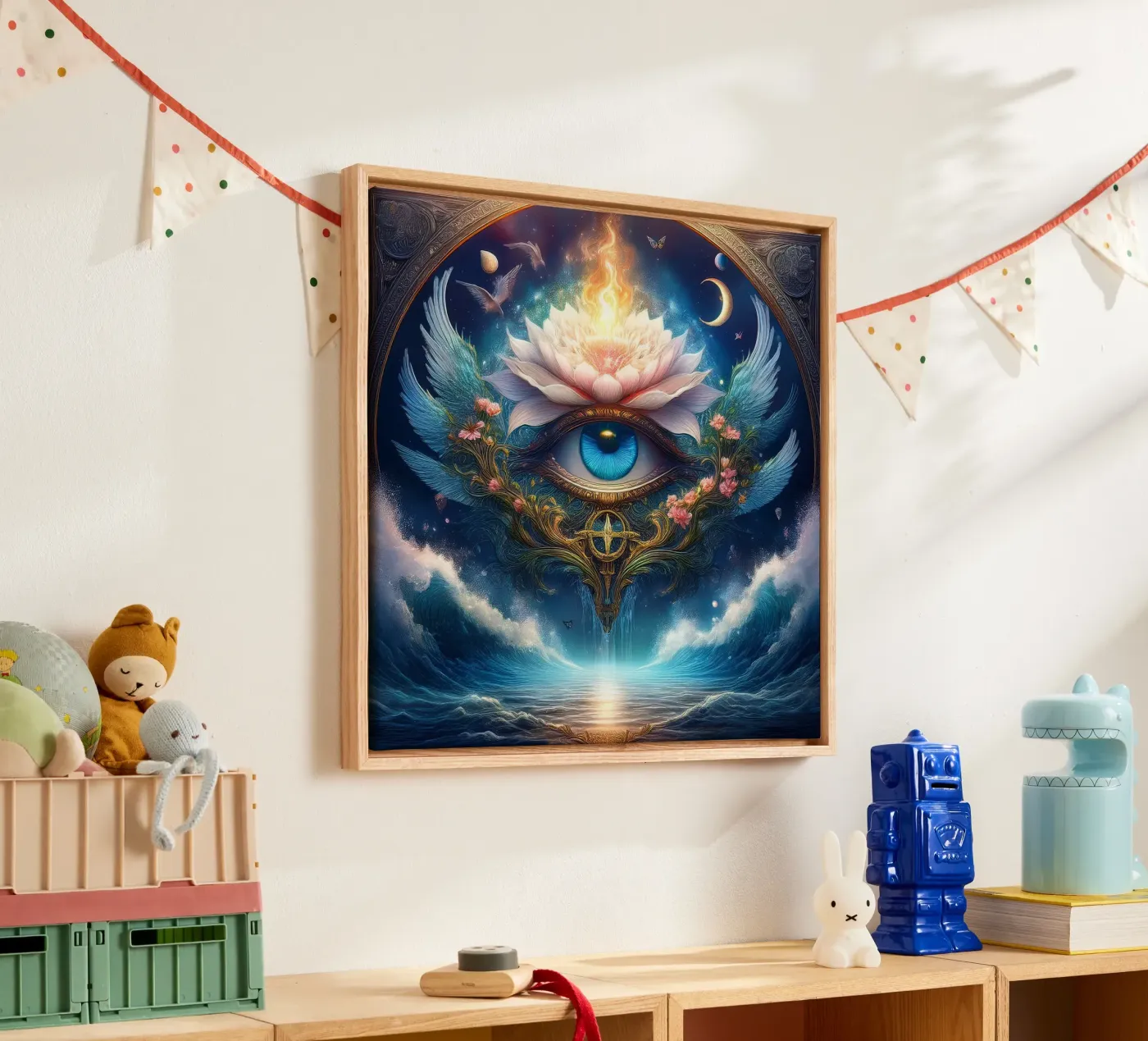 oog canvas van kimmindmuse