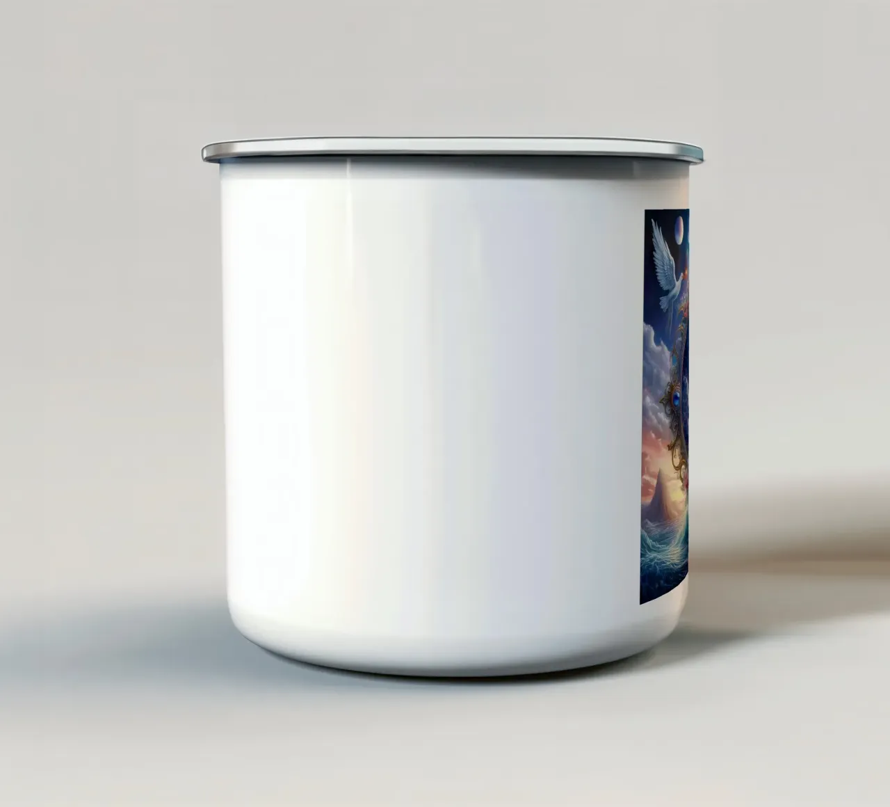 fiore tazza in smalto da kimmindmuse