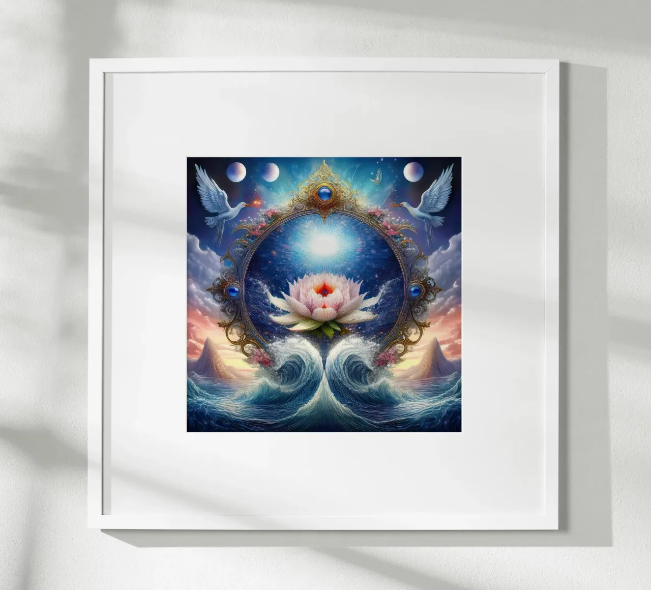 fiore poster con telaio in alluminio da kimmindmuse