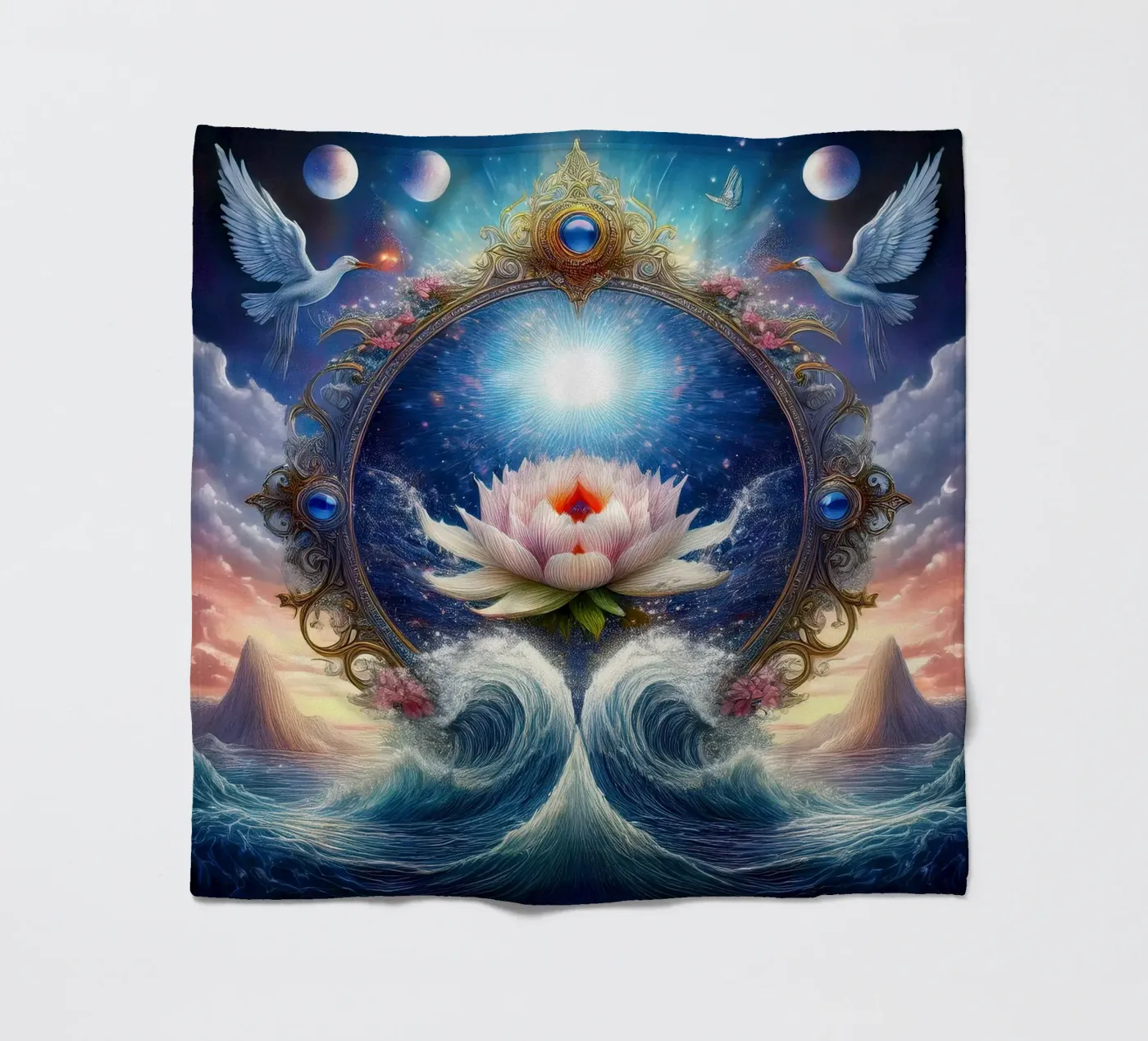 Blume Fleecedecke von kimmindmuse