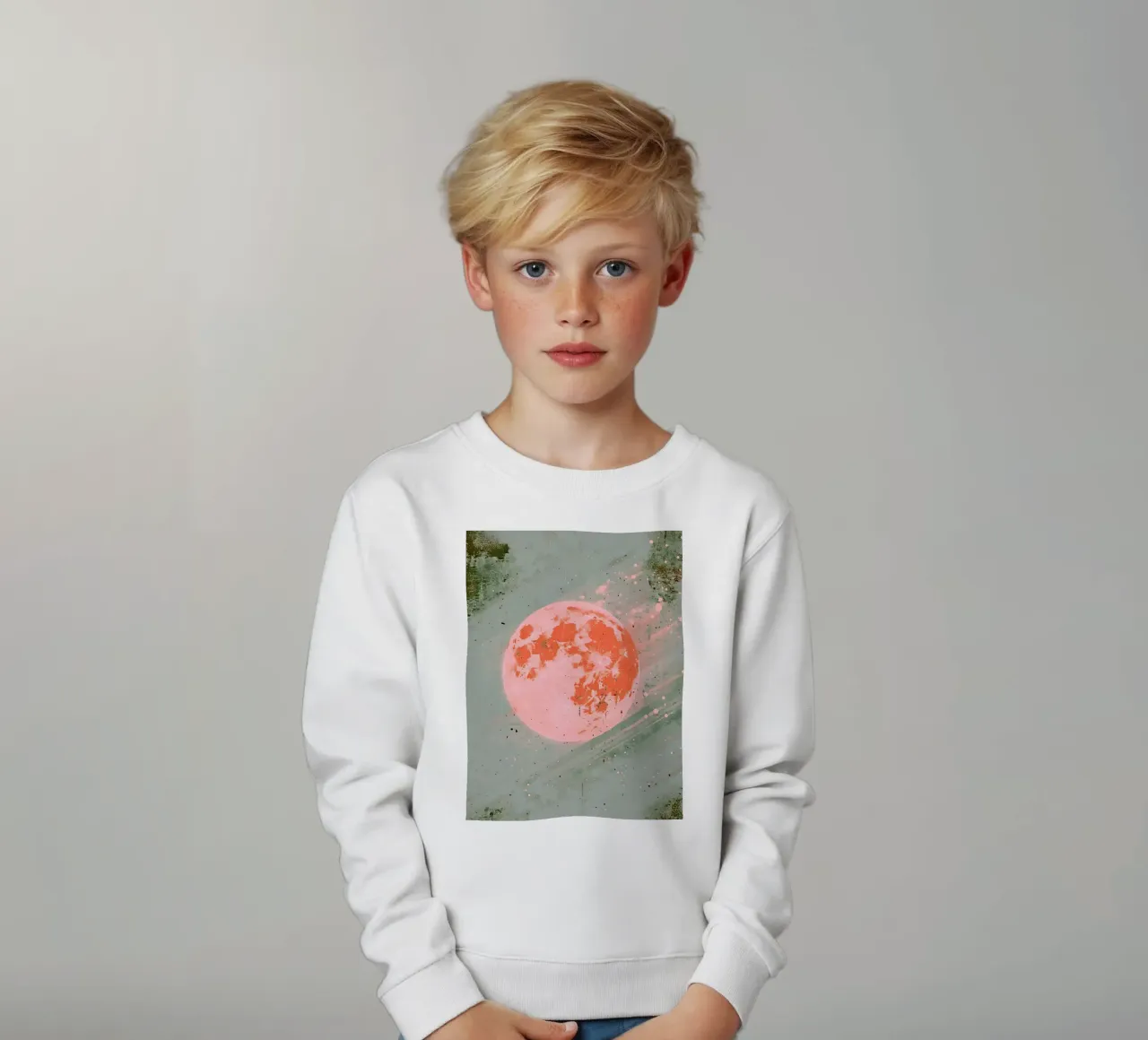 Luna di primavera felpa bambino da cafelab
