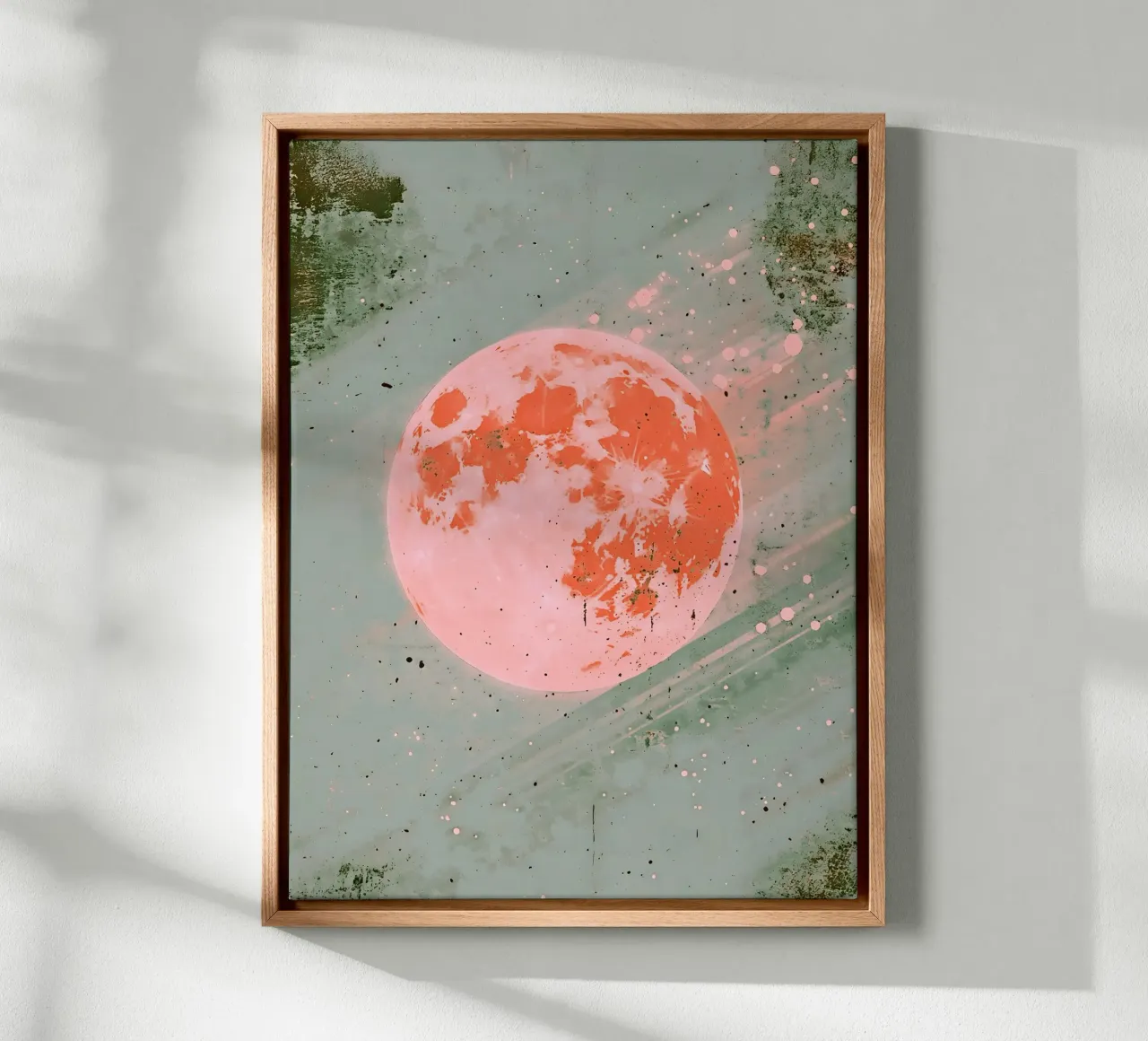 Spring Moon canvas by cafelab